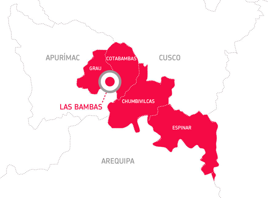 Mapa Las Bambas 
